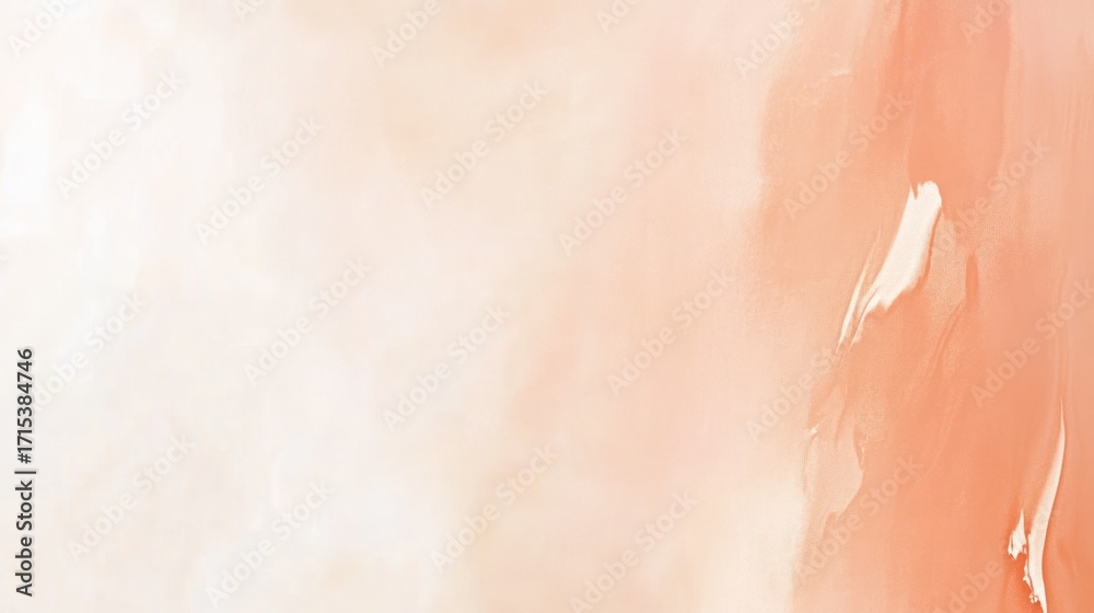 Fototapeta premium Delicate blush-toned abstract painting.