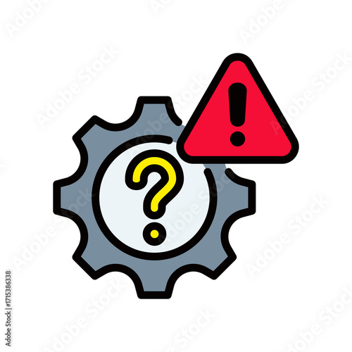 Issue lineal color icon