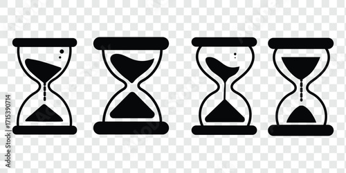 Timer icon vector for computer, web and mobile apps