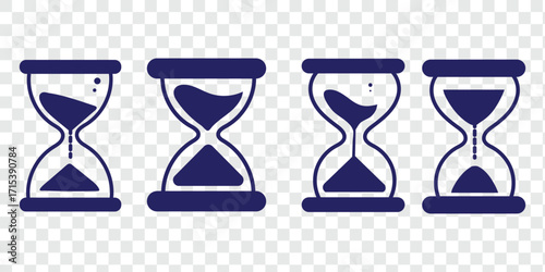 Timer icon vector for computer, web and mobile apps