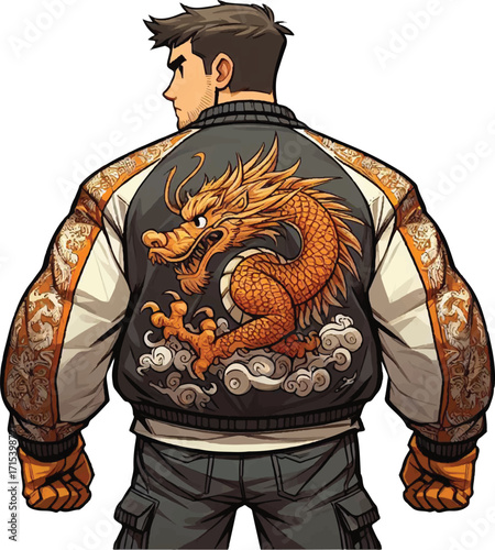 A man with Jacket
