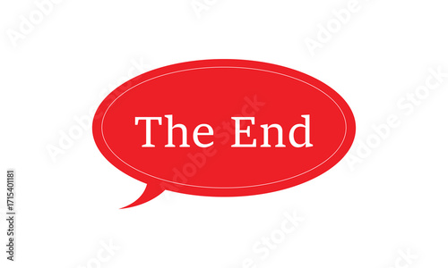 The end button icon. and icon on white background. vector illustration. Eps 10. 