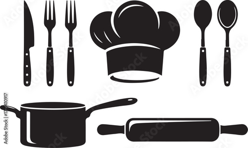 Chef tools and cookware for culinary creation