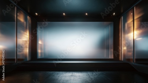 Wallpaper Mural Empty modern stage Torontodigital.ca