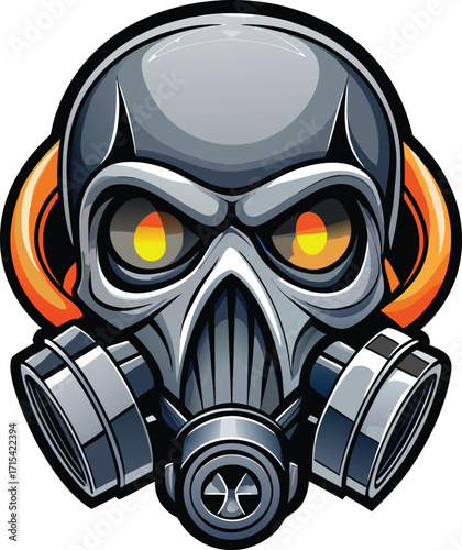 Skull gas mask