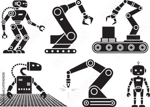 Robots, automation, industry, technology, innovation, future