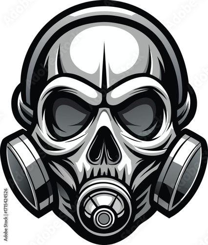 Skull gas mask