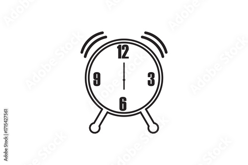 alarm clock icon, Time alarm clock icon design.