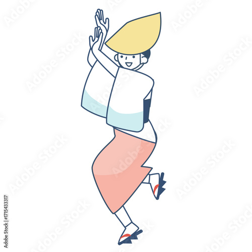 阿波踊りの女踊り