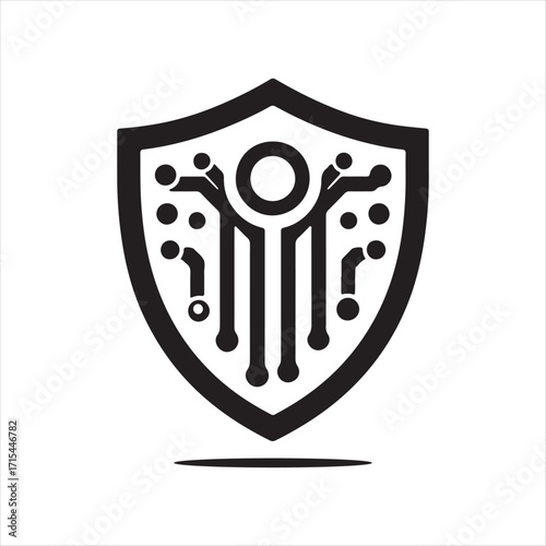 lot sensor vector silhouette clip art logo design concept  illustration
