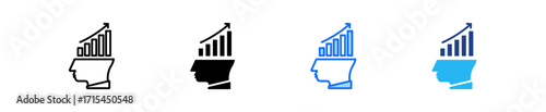 Growth Mindset Icon Set Multiple Style Collection