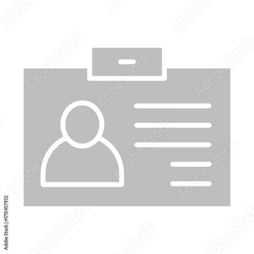 Identification Badge Icon