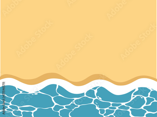 Ocean Waves Breaking on the Beach
