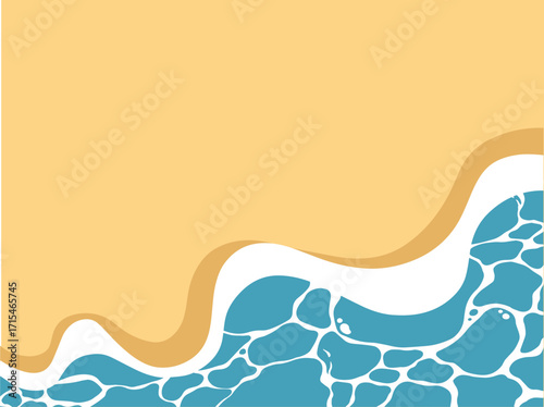 Ocean Waves Breaking on the Beach
