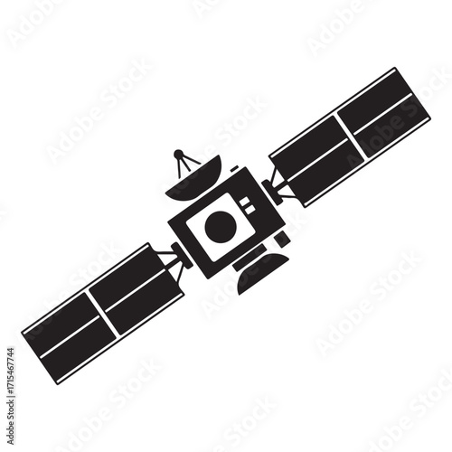 Satellite Silhouette for Space and Communication