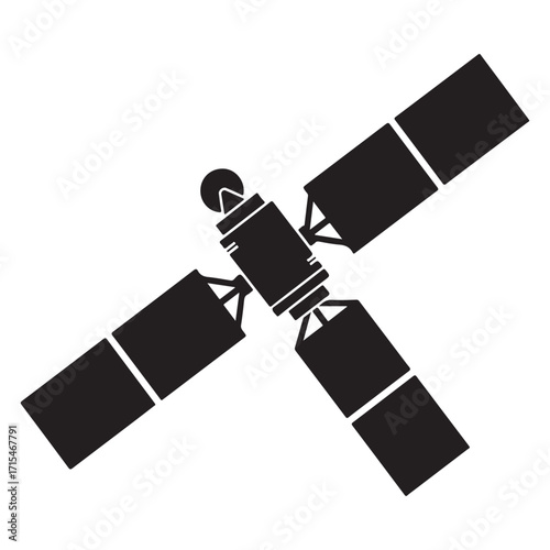 Satellite Silhouette for Space and Communication