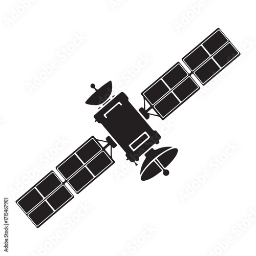 Satellite Silhouette for Space and Communication