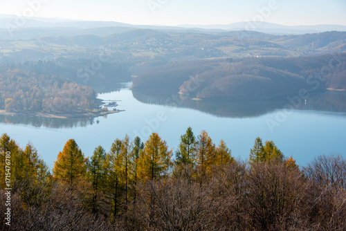 Fototapeta Naklejka Na Ścianę i Meble -  Lake Solina in Bieszczady - Poland