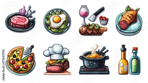 Delicious Food and Drink Items.