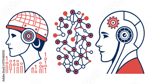Human and artificial intelligence connection and evolution