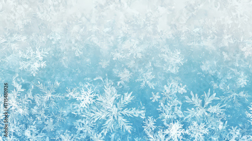 Frosty Snowfield Texture – Winter Wonderland Icy Blue Background