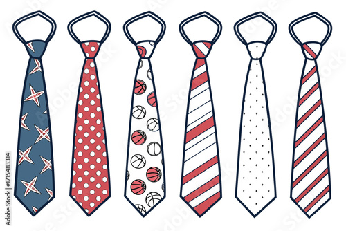red and white stripes