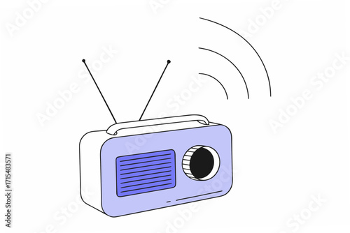 retro tv set