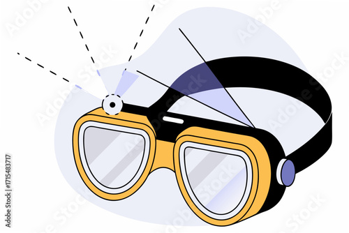 diving mask and snorkel