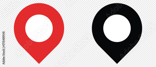 Map pin icon. location marker