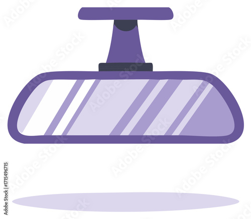 Cartoon Interior Rear View Mirror