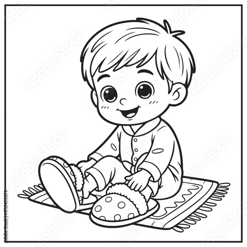 Chibi Boy Coloring Pages