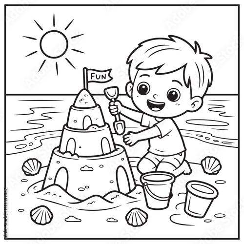Chibi Boy Coloring Pages