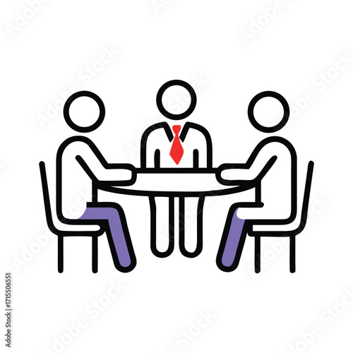 Diverse business professionals collaborate strategize and discuss ideas in a modern meeting room