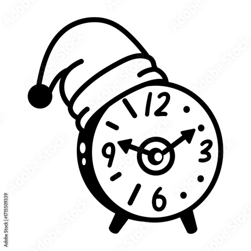 A doodle style icon showing cap
