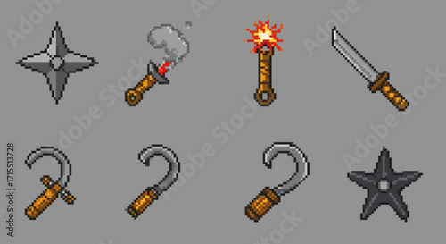 Icon set ninja