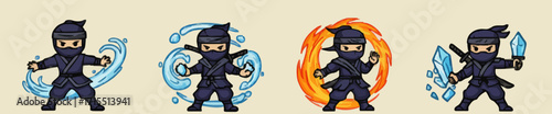 Icon set ninja