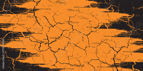 orange black brush pattern wrap car sticker banner abstract sporty lines black orange grunge brush color combination.
