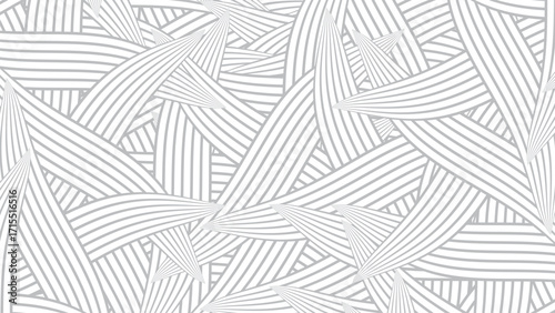 abstract gray and white striped background. dynamic linear woven pattern. elegant linear graphics for branding.