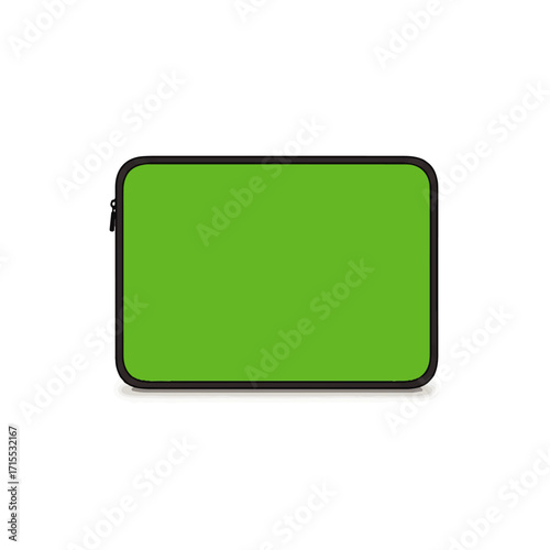 Bright Green Laptop Sleeve for Notebook Protection.