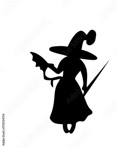 Witch with Wand