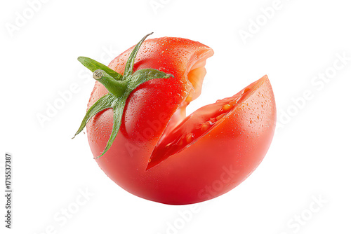 Cut Tomato With Glitter