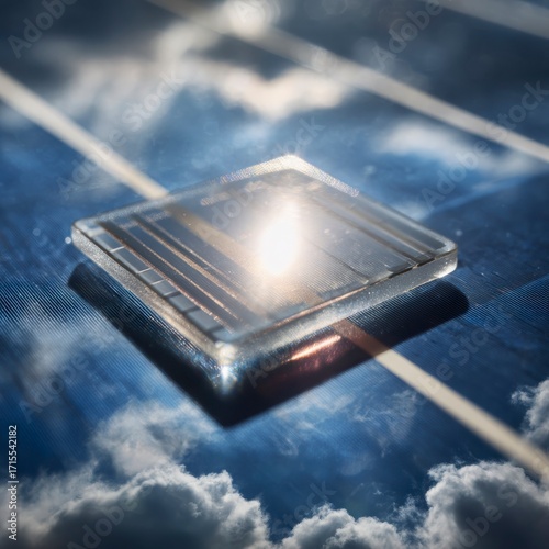 Solar Panel Cell Energy Sun Power Abstract
