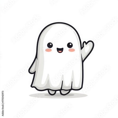 Cute Halloween Cartoon Character Illustration