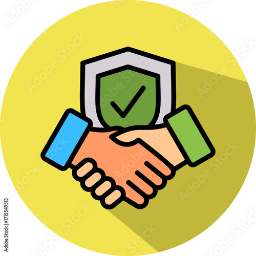 Public Trust lineal color icon