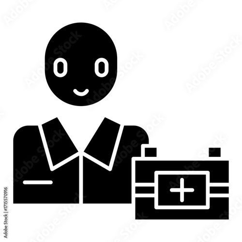 aid worker icon