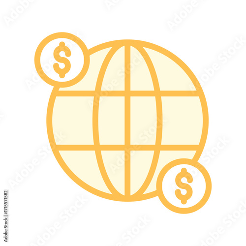 International Money duotone line icon , vector, pixel perfect, illustrator file 

