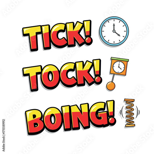 Tick Tock Boing Funny Clock Sound Effects for Kids