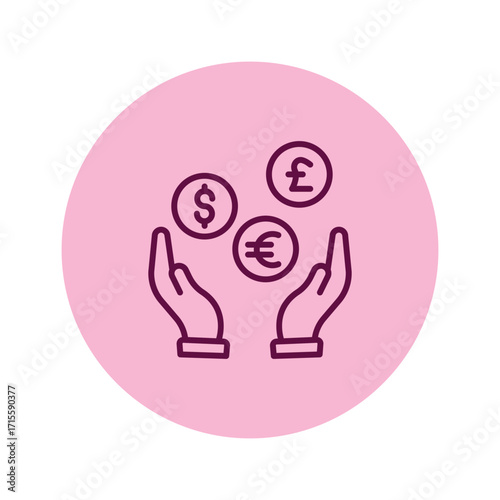 Mutual Funds pentaglow , vector, pixel perfect, illustrator file 
