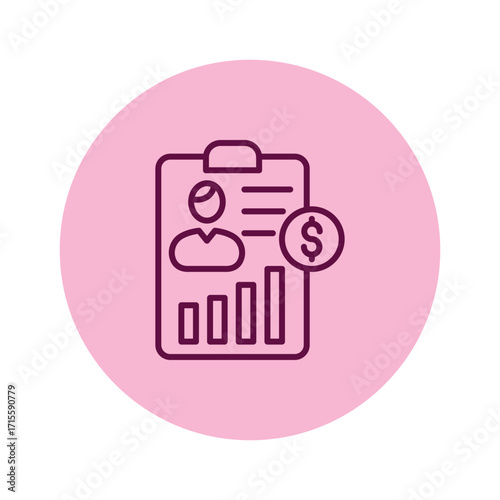 Investor Profile pentaglow , vector, pixel perfect, illustrator file 
 