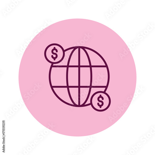 International Money pentaglow , vector, pixel perfect, illustrator file 
